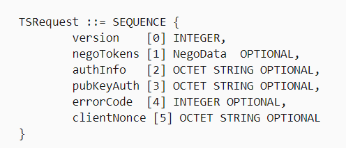 Fig. 4 – TSRequest structure